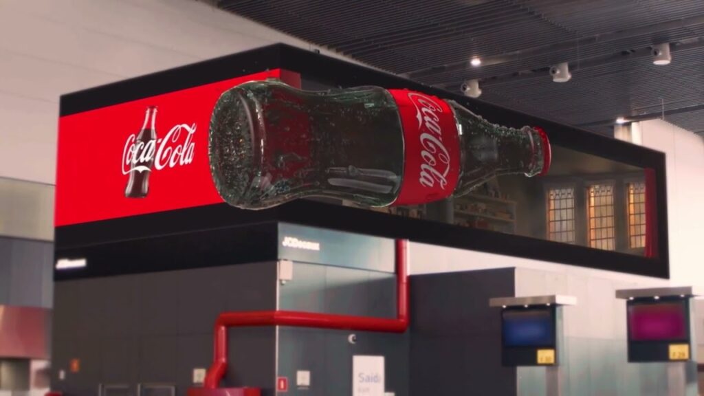 3D Digital Billboard - Cocacola